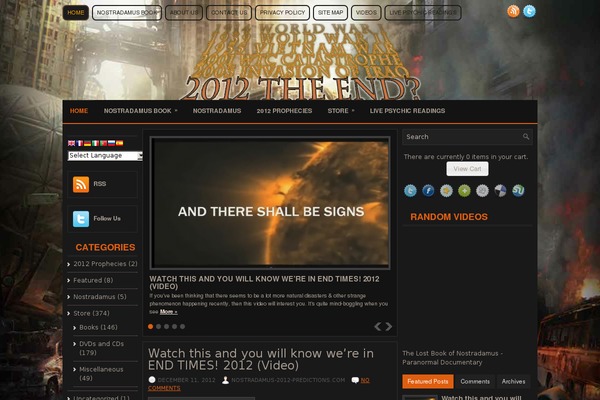 nostradamus-2012-predictions.com site used Musiclife