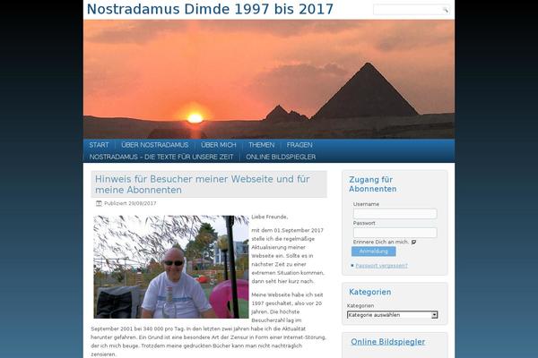 nostradamus WordPress theme, websites list used nostradamus theme nostradamus theme websites examples