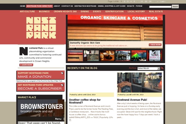 nostrandpark.com site used Insic_wp