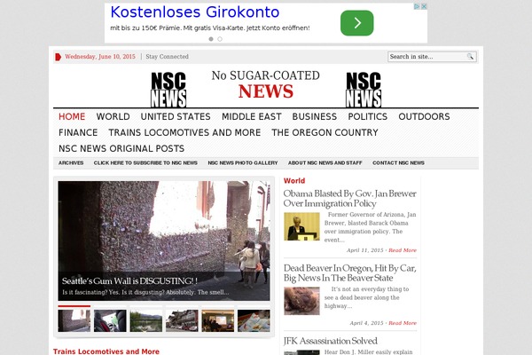 nosugarcoatednews.com site used Advanced Newspaper