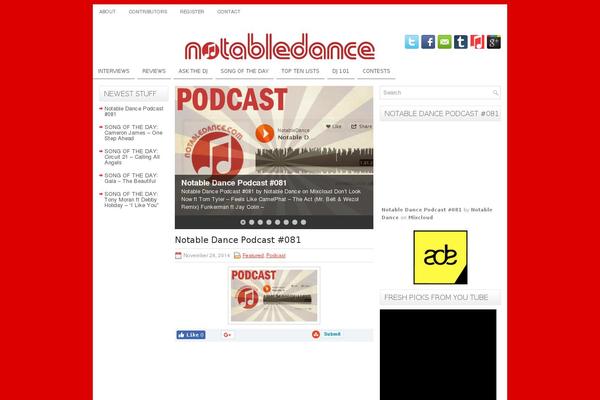 notabledance.com site used Maximagazine