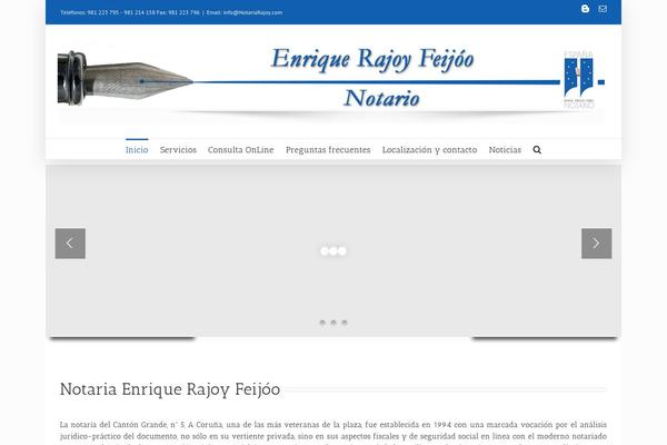 WordPress website example screenshot