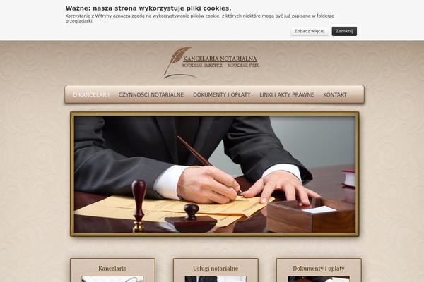 prawo theme websites examples
