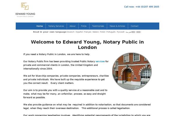 notarypublicinlondon.com site used Edward-young