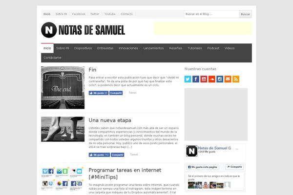 notasdesamuel.com site used Notasdesamuel