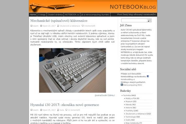 notebookblog.cz site used Swarm