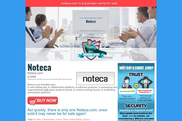 noteca.com site used Mytheme