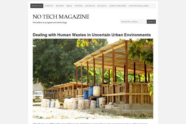 WordPress website example screenshot