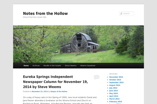 Twenty Eleven theme site design template sample