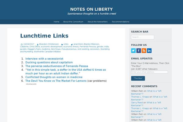 WordPress website example screenshot