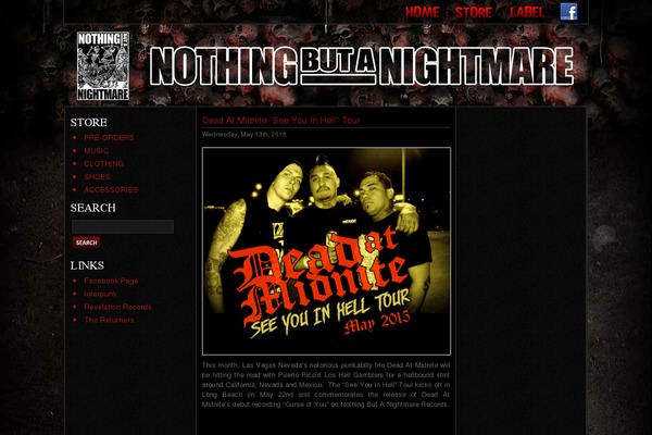 nothingbutanightmare.com site used Nban