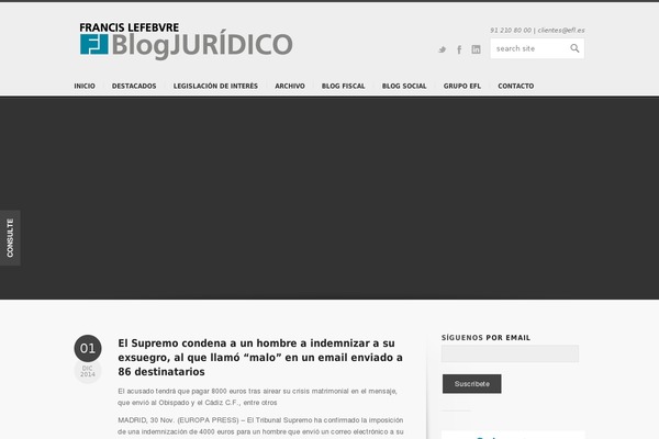 noticias-juridicas.es site used Hglegal