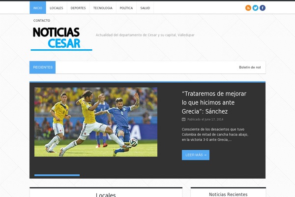 noticiascesar.com site used Estilo