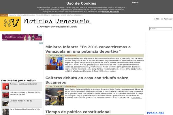 Google Analytics y la ley de Cookies website example screenshot