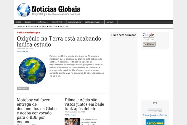WordPress website example screenshot