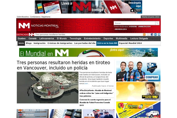 noticiasmontreal.com site used Nmnoticias