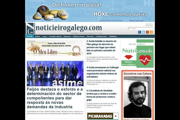 noticieirogalego.com site used Noticieirotheme