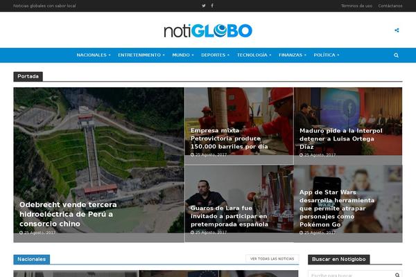 notiglobo.com site used Notiglobo_theme
