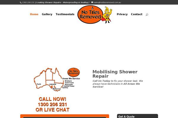 WordPress website example screenshot