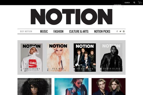 notionmagazine.com site used Notion-magazine