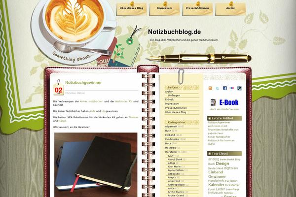 notizbuchblog.de site used Coffee Desk