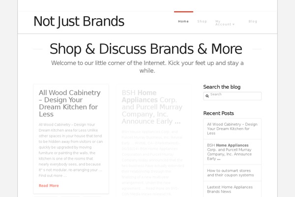 notjustbrands.com site used Business-blog