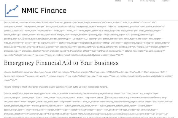 WordPress website example screenshot