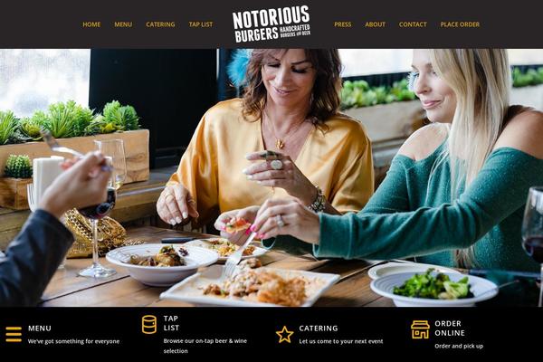 notoriousburgers.com site used Andé