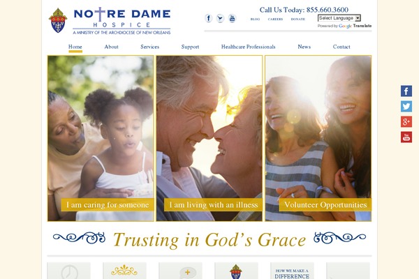 notredamehospice-no.org site used Notredamehospice