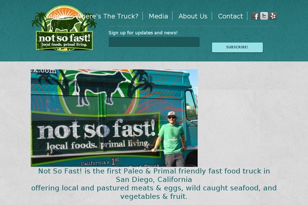 notsofastfoodtruck.com site used Notsofast