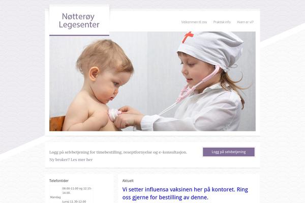 WordPress website example screenshot