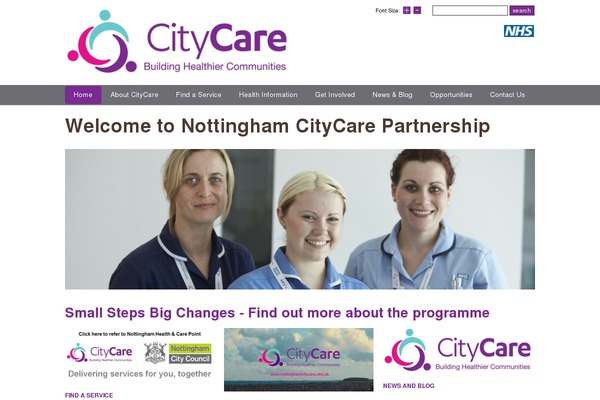 nottinghamcitycare.nhs.uk site used Nottinghamcitycare