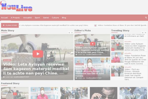 CoverNews theme site design template sample