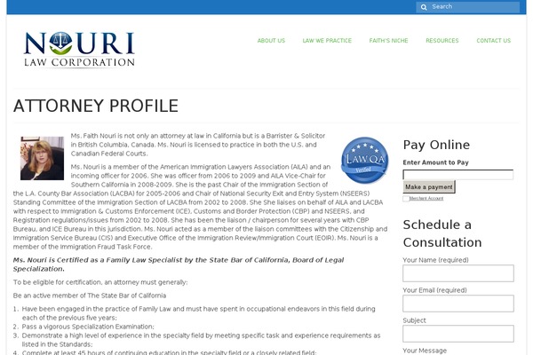 Virtue theme site design template sample