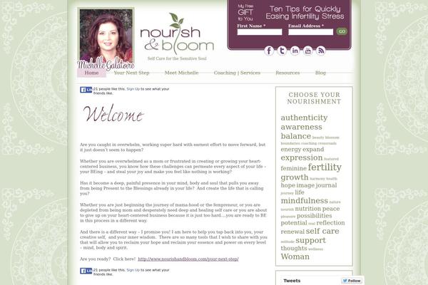 nourishandbloom.com site used Nourishing