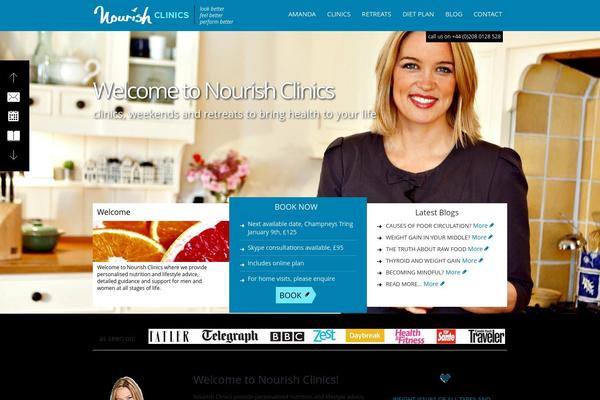 nourishclinics.com site used Nourish-site
