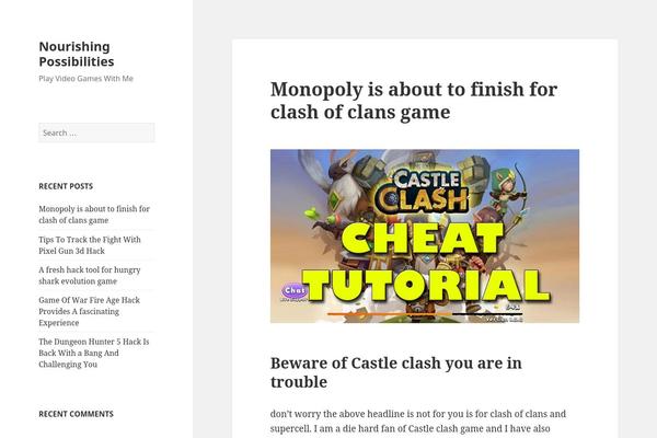 Twenty Fifteen theme site design template sample