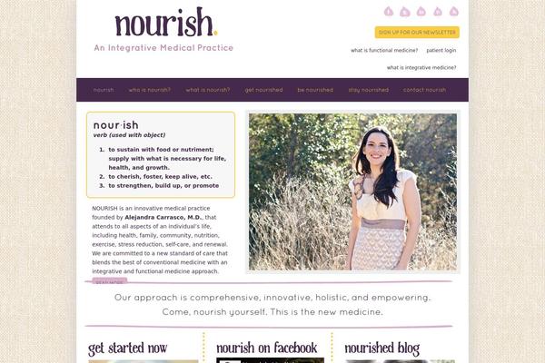 nourishmedicine.com site used Nourish
