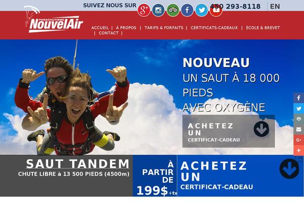 nouvelair.ca site used Gymguide