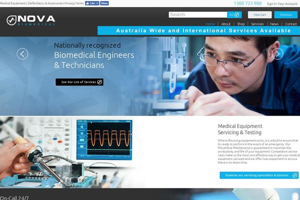 novabiomedical.com.au site used Zipsites