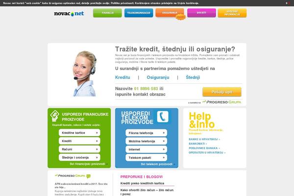 novac.net site used Novac