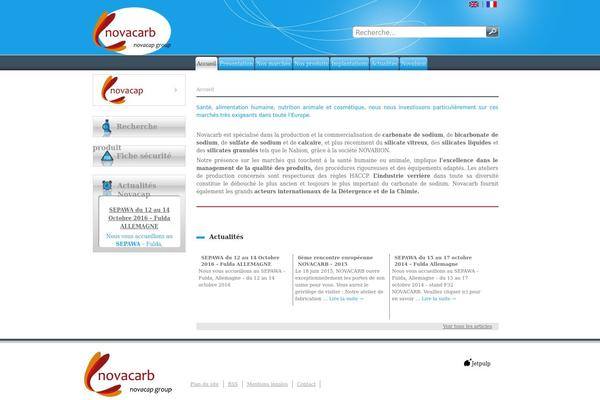 novacarb.fr site used Novacarb