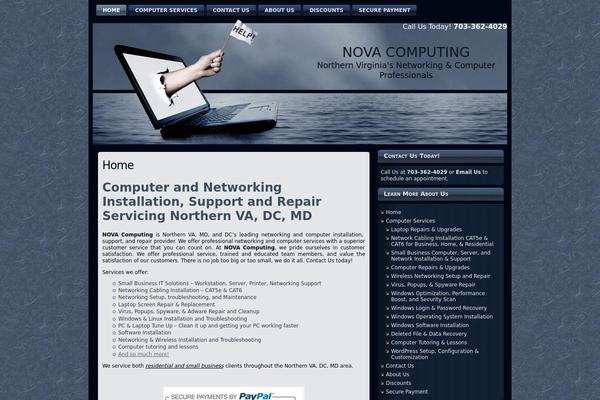 novacomputing.biz site used Computer_support