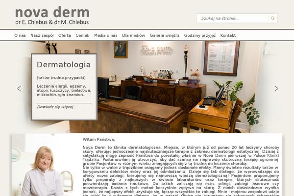 novaderm.pl site used Novaderm