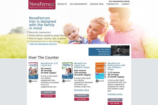 novaferrum.com site used Novatheme