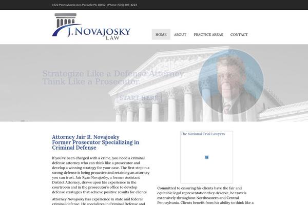WordPress website example screenshot