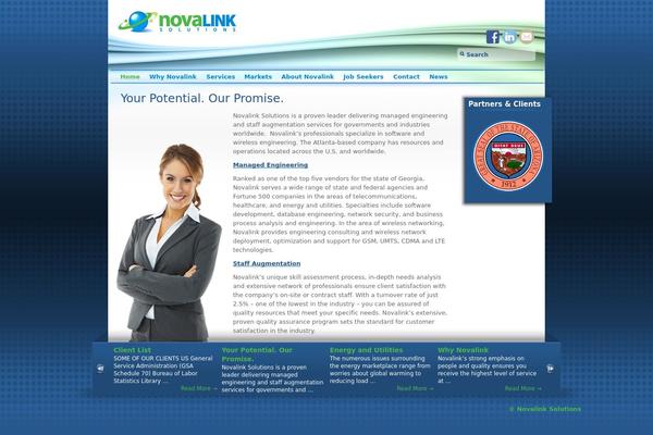 novalink-solutions.com site used Novalink