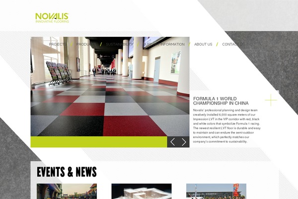 novalis theme websites examples