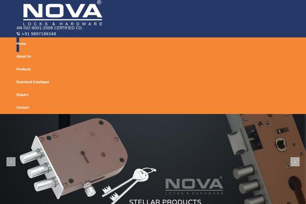 novalocksindia.com site used The7