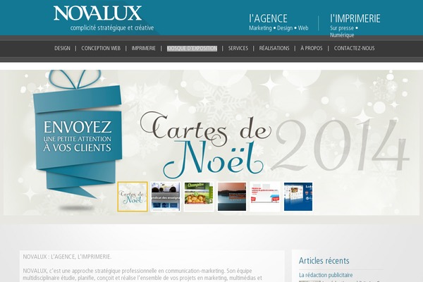 novalux.ca site used Theme_michelle